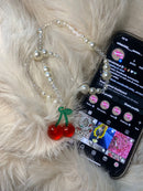 Cherry phone charm