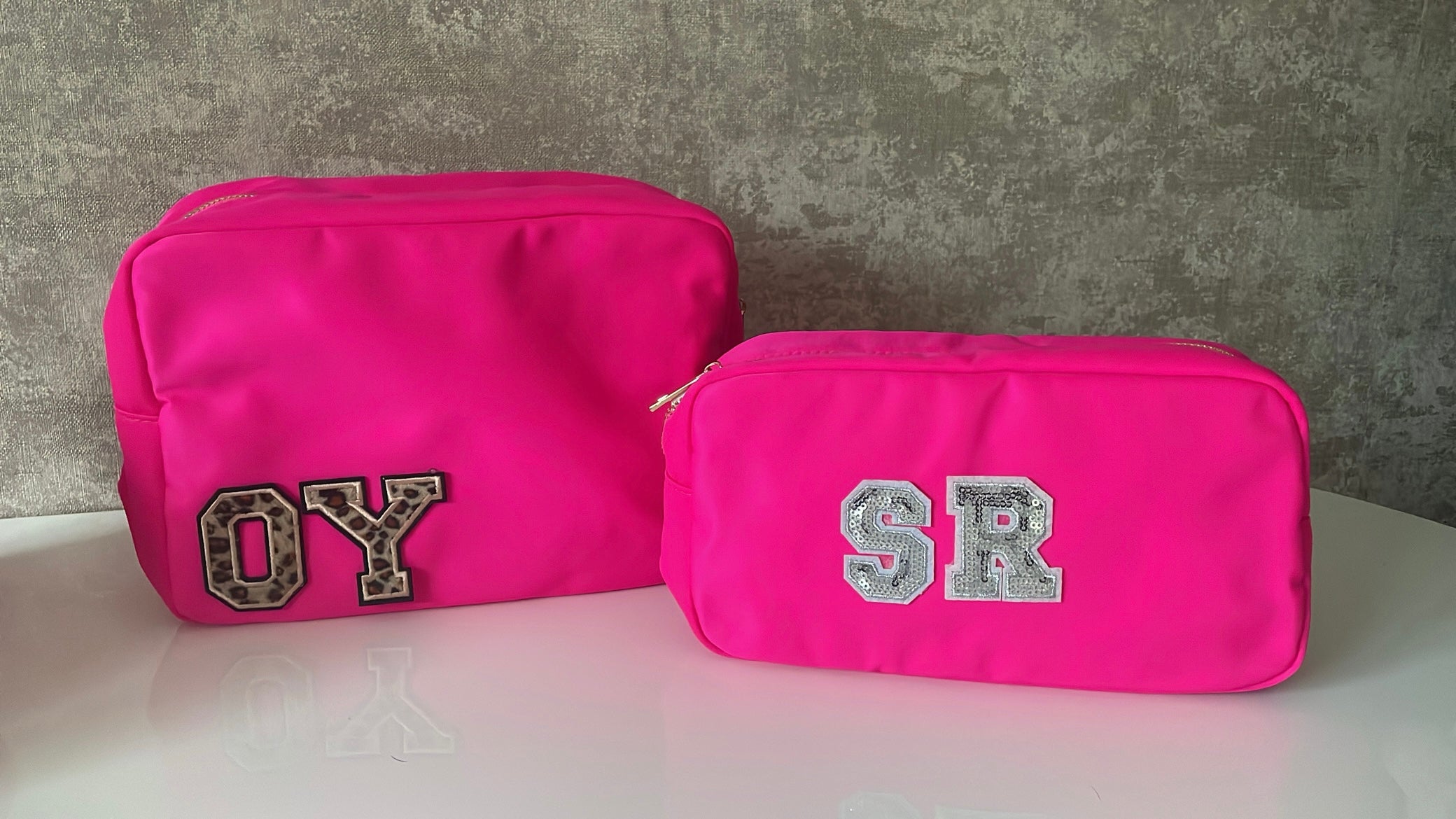 Hot pink bag pouch -(14 day pre order)