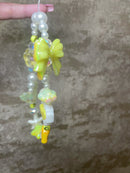 Yellow craze phone charm